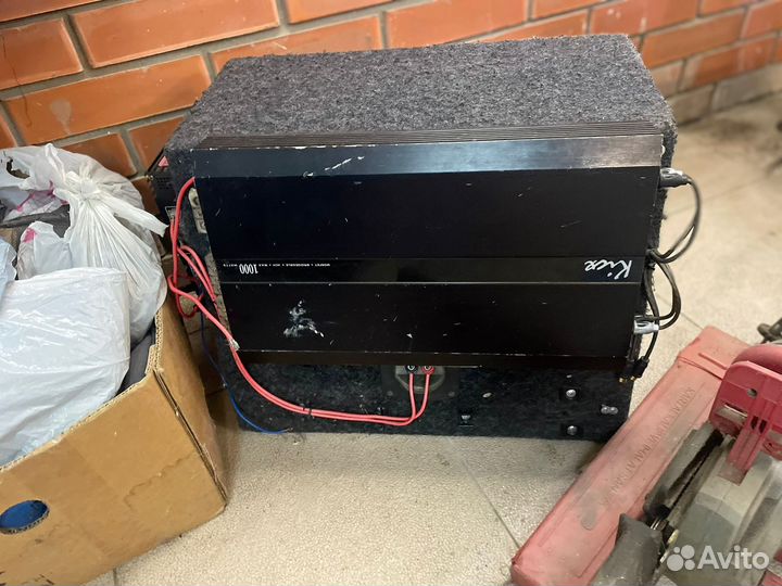 Сабвуфер и усилитель бу