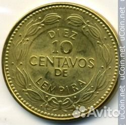 Гондурас 10 сентаво 2010г
