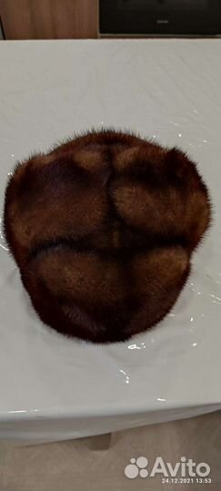 Норковая шапка мужская