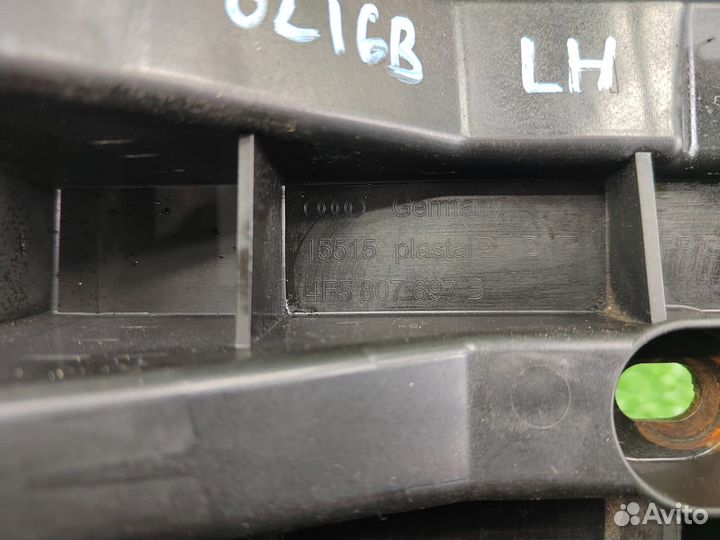 Кронштейн заднего бампера левый Audi A6 C6 4F