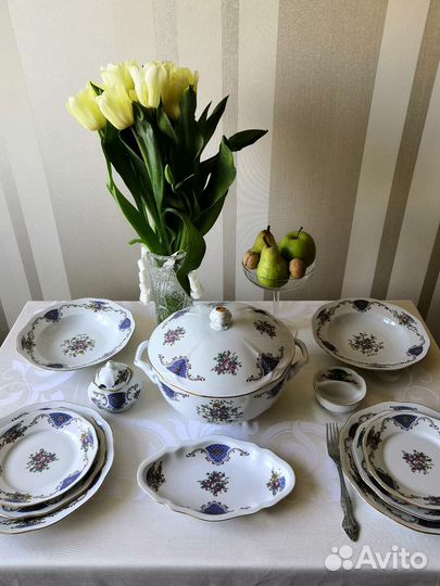 Столовый Сервиз Чехословакия 12 персон