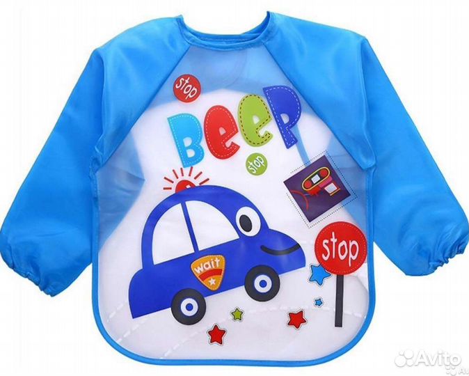 Нагрудник с рукавами фартук для творчества