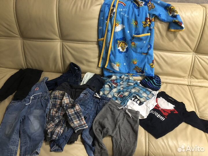 Пакет вещей на мальчика от 8мес до 1,5 лет