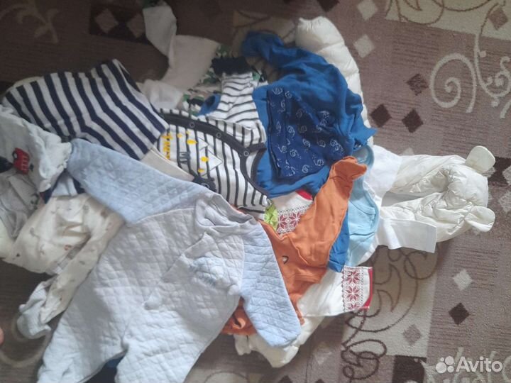 Детский вещи с пакетом на мальчика