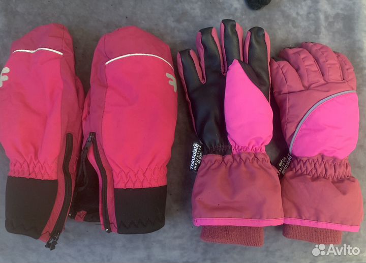 Пакет шапок шарфов и тд для девочки 140-164