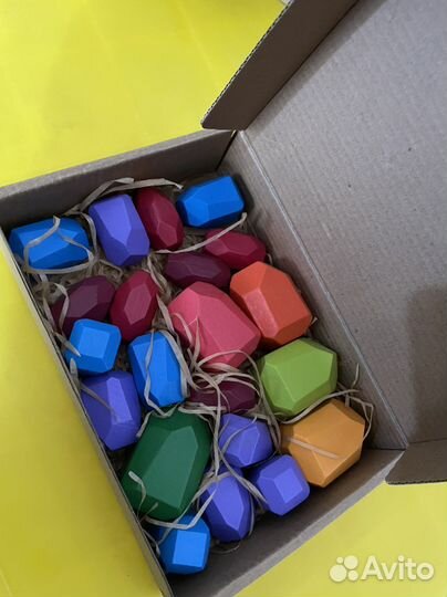 Игрушки из дерева Балансирующие деревянные камни