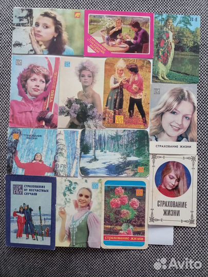 Календарики советского времени