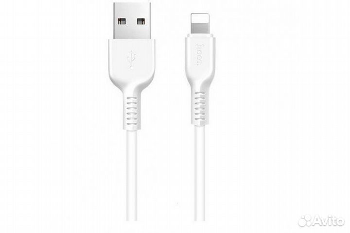 Кабель hoco X20 Lighting 3m (White)