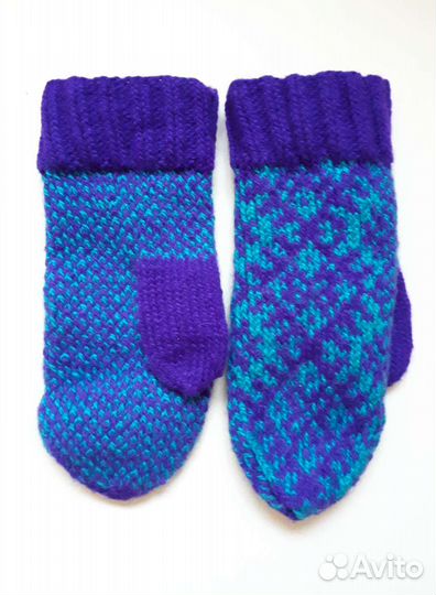 Варежки шерсть