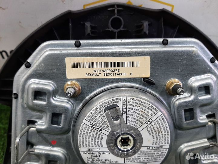 Подушка безопасности в руль Renault Symbol