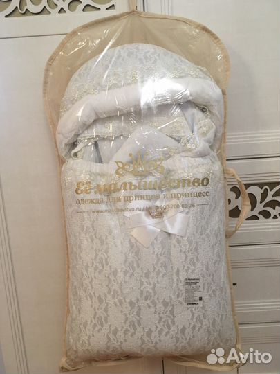 Конверт с одеялом на выписку из роддома