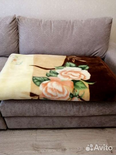 Покрывало, меховое, двойное, двухстороннее 250х220