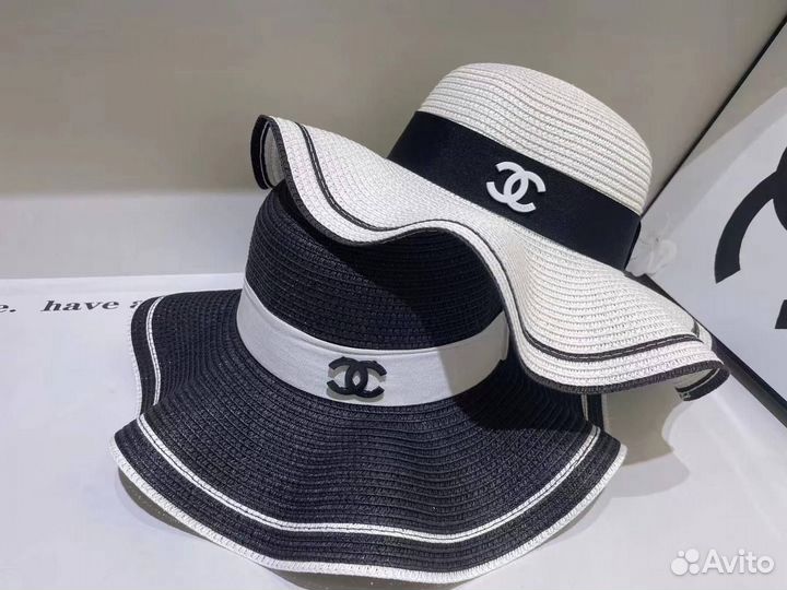 Шляпа соломенная chanel