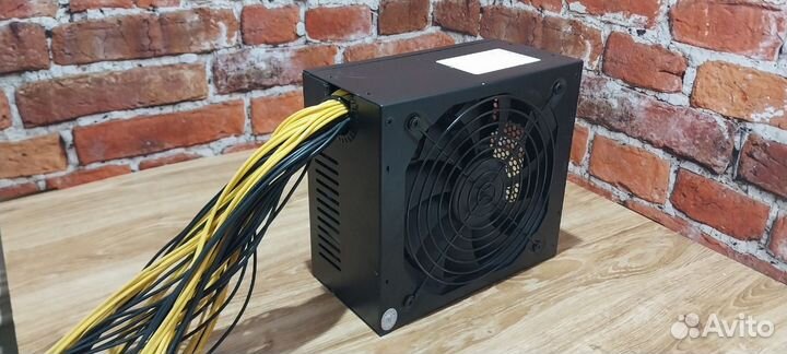 Блок питания ст 2000w 90Plus Gold для майнинга