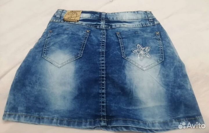Юбка джинсовая