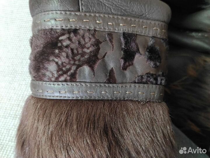 Дубленка натуральная женская 42