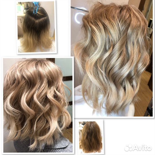 Сложное окрашивание, парикмахер стилист колорист