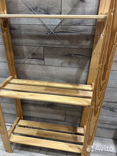 Стеллаж IKEA деревянный