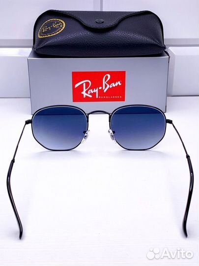 Очки Ray Ban 3548 N Hexagonal Голубой Градиент