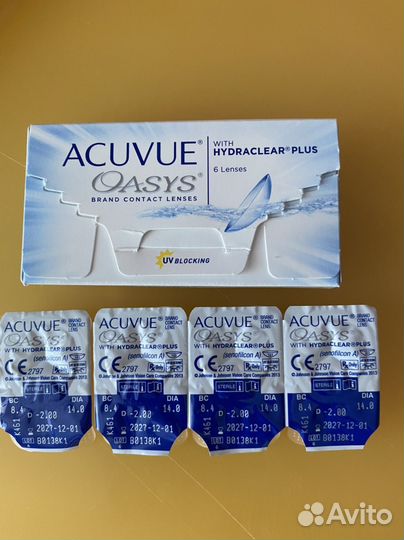 Линзы acuvue oasys
