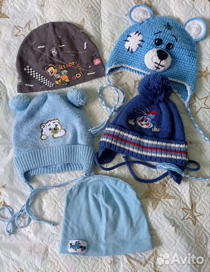 Шапка детская демисезонная, 38-40 обхват головы