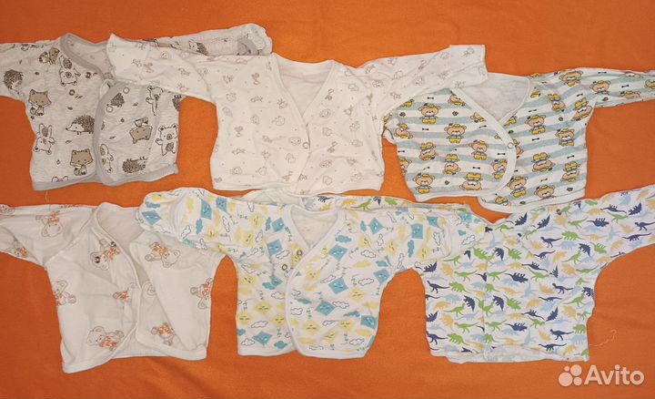 Одежда для новорожденных пакетом 56 размер
