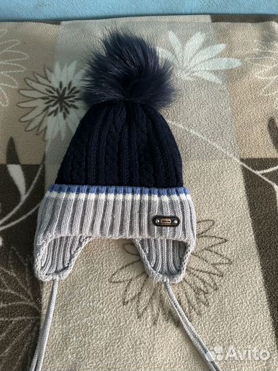 Зимняя шапка для мальчика
