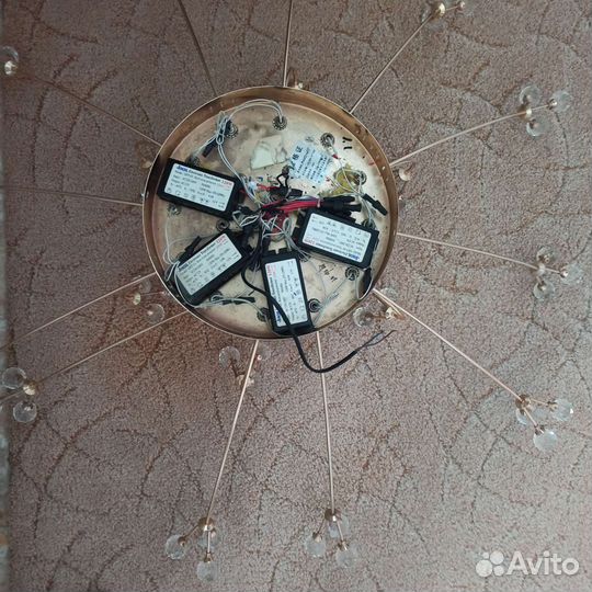 Люстра потолочная хрустальная