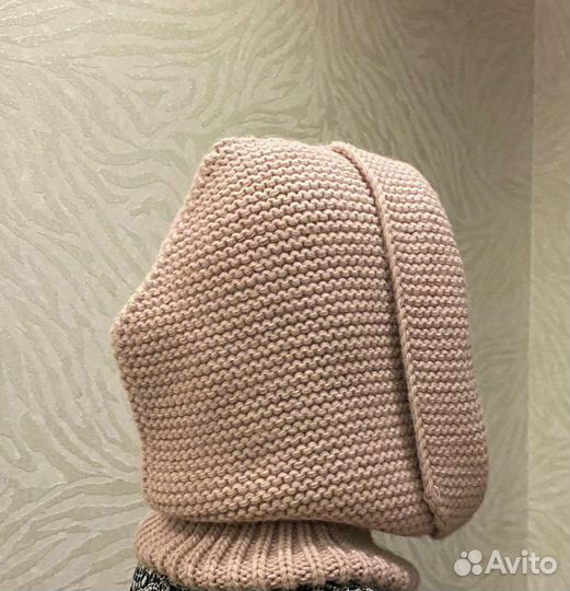 Капор, шапка, капюшон цвет пыльная роз