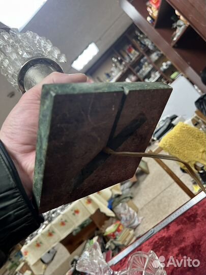 Настольная лампа СССР змеевик