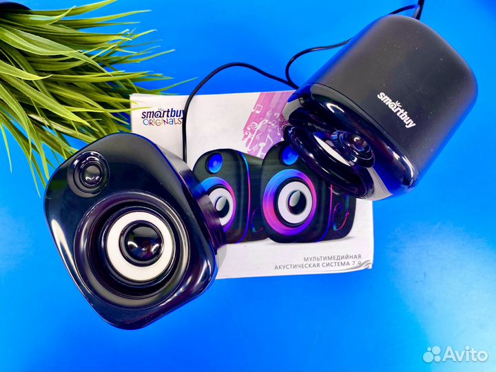 Колонки Smartbuy компьютерные с подсветкой