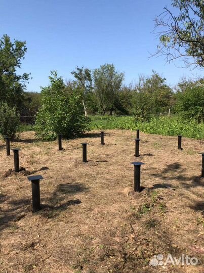 Винтовые сваи для бани