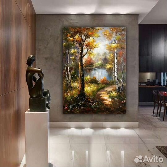 Картина маслом Осенний пейзаж