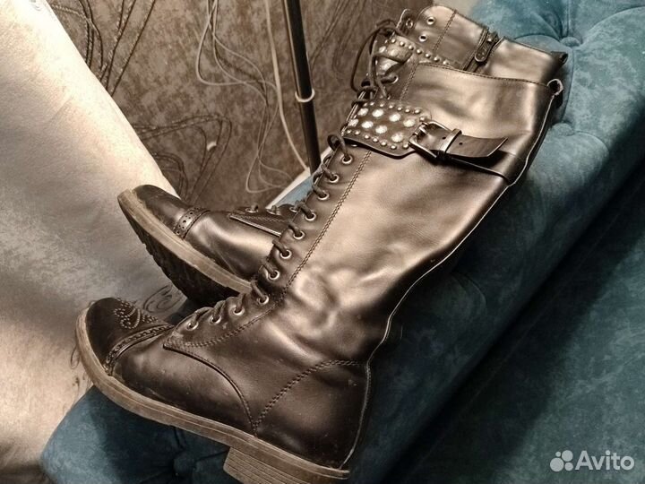 Сапоги демисезонные для девочки 34