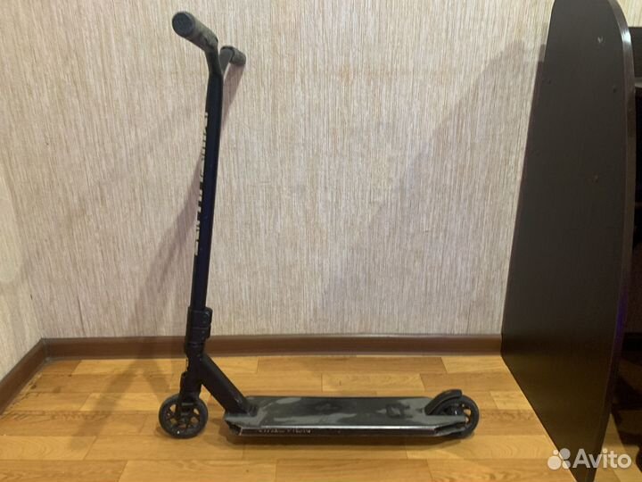 Трюковой самокат reaction Stunt 3.0, 110 мм Черный