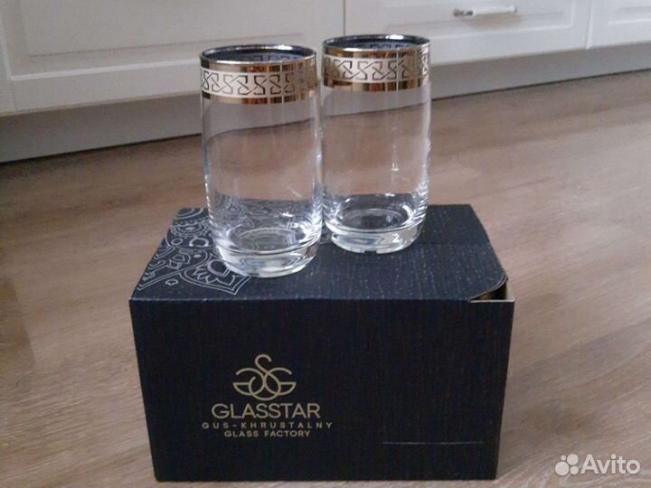 Хрустальные стаканы гусь-хрустальный