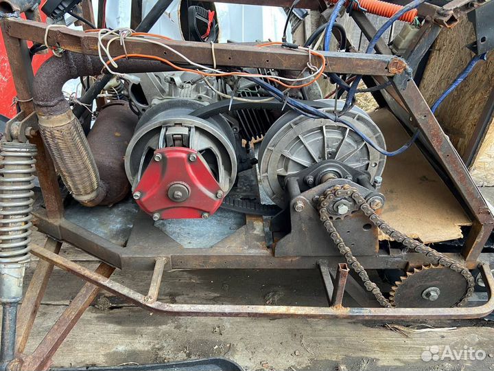 Самодельный снегоход