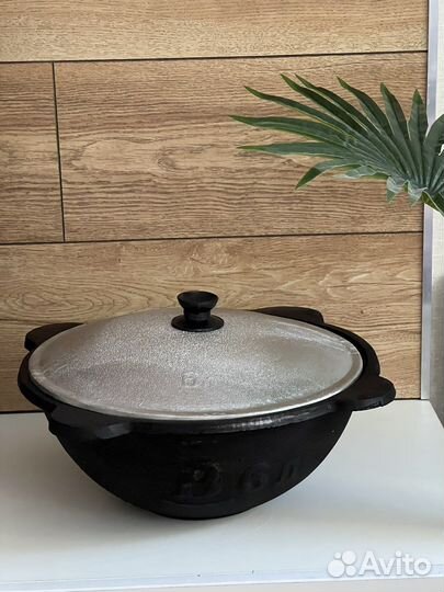 Казан чугунный 6 л новый