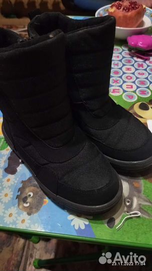 Сапоги зимние дутики