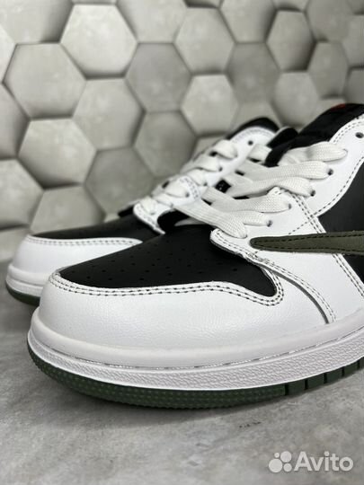Кеды nike 41-45 air jordan travis scott olive
