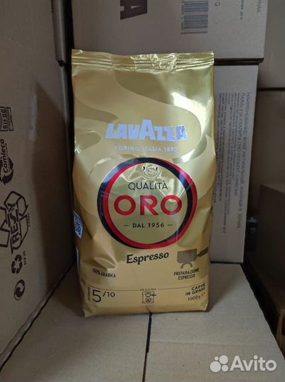 Кофе в зернах lavazza oro 1 кг
