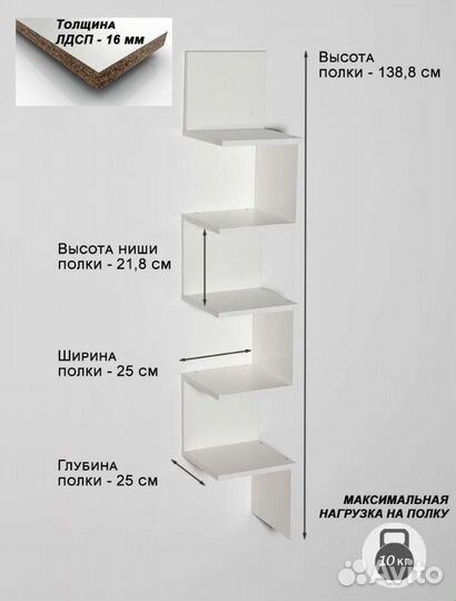 Полка угловая