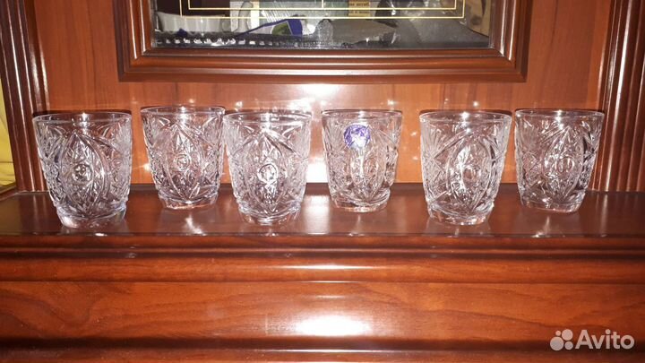Хрустальные рюмки стопки стаканы СССР