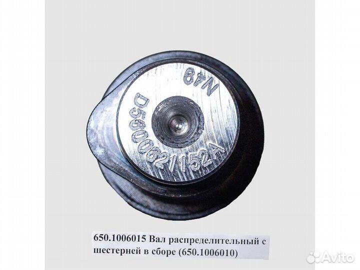 Вал распределительный с шестерней в сборе