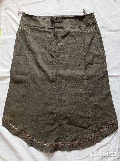 Юбка женская, H&M, 100% лен