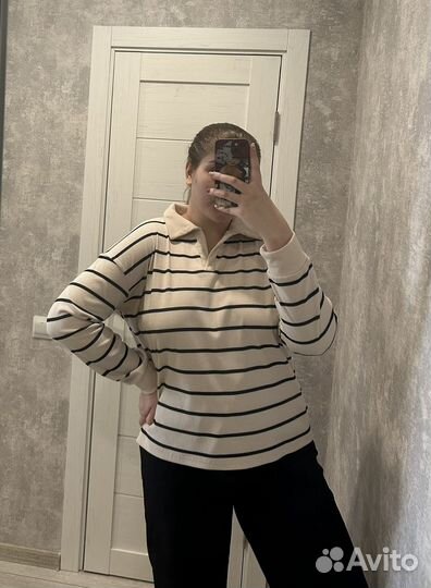 Лонгслив в полоску