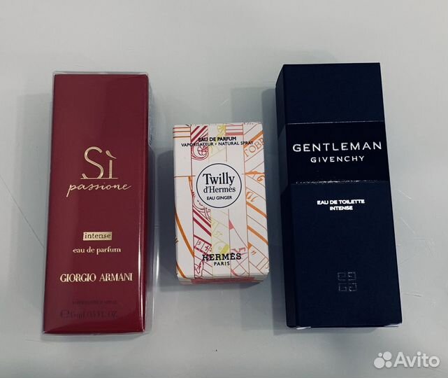 Туалетная вода, Armani, Givenchy, Hermes