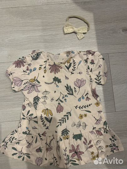 Платье для девочки 6-9 мес