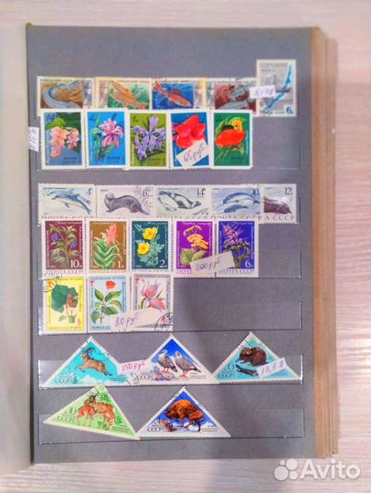 Альбом старых советских марок