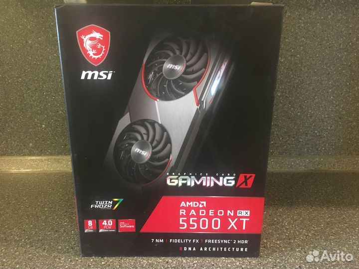 Видеокарта Radeon Rx 5500 XT gaming